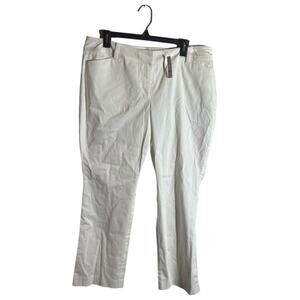 New York & Company Skinny Jeans Womens Size 14P White Cotton NEW *READ